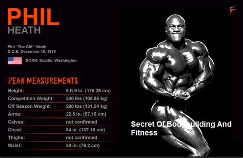 phil heath arm size